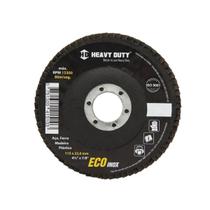 Kit 10 Disco Lixa Flap Ecoinox Fibra Cônico 4.1/2" Gr 120