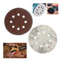 Kit 10 Disco Lixa Pluma 125Mm 8 Furos Roto Orbital Grao 60 Kit 10 Disco Lixa Pluma 125Mm 8 Furos Roto Orbital Grao 60