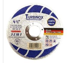 Kit 10 Discos Corte 4''1/2 X 1/24' X 7/8' Turbinox 5 Em 1