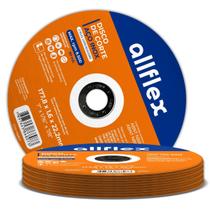 Kit 10 Discos Corte allflex 7P 178x1,6x22,2 Aço/Inox