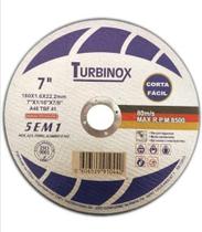 Kit 10 Discos Corte Inox 7 X 1/16' X 7/8' Turbinox 5 Em 1 Kit 10 Discos Corte Inox 7 X 1/16' X 7/8' Turbinox 5 Em 1