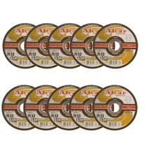 Kit 10 Discos de Corte 4.1/2x1,00x7/8 ABF-4 Inox Alcar Kit 10 Discos de Corte 4.1/2x1,00x7/8 ABF-4 Inox Alcar