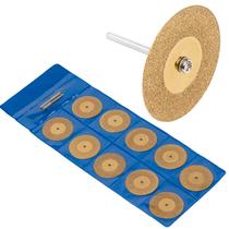 Kit 10 Discos De Corte 40Mm Diamantado Titânio Para Retífica Kit 10 Discos De Corte 40Mm Diamantado Titânio Para Retífica