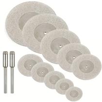 Kit 10 Discos De Corte Diamantados 16 A 60Mm Micro Retíficas Kit 10 Discos De Corte Diamantados 16 A 60Mm Micro Retíficas