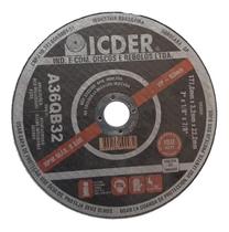 Kit 10 Discos de Corte icder 177,8x3,2x22,2mm para Metal e Aço Kit 10 Discos de Corte icder 177,8x3,2x22,2mm para Metal e Aço