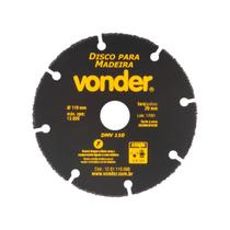 Kit 10 Discos de corte para madeira 110mm DMV110 VONDER