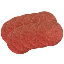 Kit 10 Discos de Lixa c/ tiras autocolantes 125mm Grão 24 MTX 738309 Kit 10 Discos de Lixa c/ tiras autocolantes 125mm Grão 24 MTX 738309