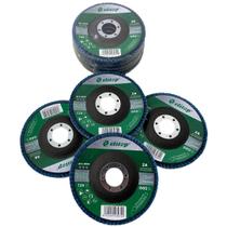 Kit 10 Discos de Lixa Flap 115 x 22.23mm ZA60 ELITOP Kit 10 Discos de Lixa Flap 115 x 22.23mm ZA60 ELITOP