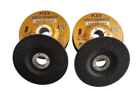 Kit 10 Discos Desbaste Limpeza Rebarbamento de Ferros 4.1/2