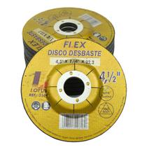 Kit 10 Discos Desbaste Metal Ferro 4.1/2 115mm Lotus Flex 3164 alto rendimento Kit 10 Discos Desbaste Metal Ferro 4.1/2 115mm Lotus Flex 3164 alto rendimento