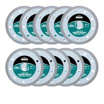 Kit 10 Discos Diamantado Turbo Fino Ø110x8mm
