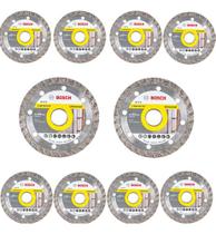 Kit 10 Discos Diamantados 105mm Turbo Serra Mármore Bosch Kit 10 Discos Diamantados 105mm Turbo Serra Mármore Bosch