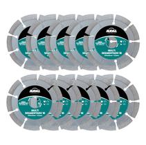 Kit 10 Discos Diamantados Segmentado Multicortes Ø110x10mm Kit 10 Discos Diamantados Segmentado Multicortes Ø110x10mm