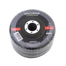 Kit 10 Discos Flap Speedmax Fibra 115 x 22 mm G120 para Aço