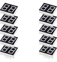 Kit 10 Display 7 Seguimentos 2 Digitos Vermelho Catodo Comum Para Arduino
