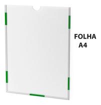 KIT 10 Display A4 Acrílico Parede 30x21cm Com Dupla Face KIT 10 Display A4 Acrílico Parede 30x21cm Com Dupla Face
