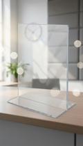 Kit 10 Displays Acrílico T Invertido A6 Transparente