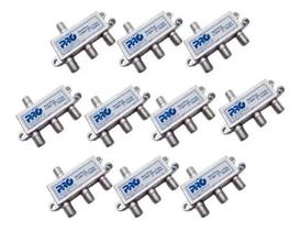 Kit 10 Divisor Sinal Proeletronic 3 Saidas 1 Ghz Vedado Hdtv