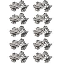 Kit 10 Dobradiça Curva 165 Graus Caneco 35Mm Com Amortecedor Kit 10 Dobradiça Curva 165 Graus Caneco 35Mm Com Amortecedor