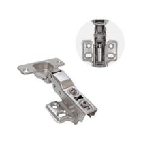 Kit 10 Dobradiça Curva Armário C/ Amortecedor 35mm