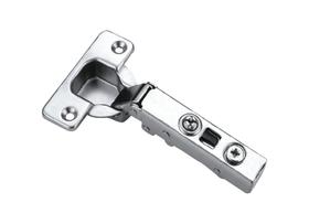 Kit 10 dobradiça força inversa sem amortecedor reta - metalla clip push 105g reta aco niq