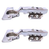 Kit 10 Dobradiça Inox Reta ou Curva Amortecedor Click 35mm Kit 10 Dobradiça Inox Reta ou Curva Amortecedor Click 35mm