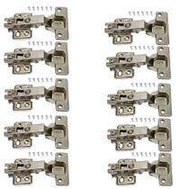 Kit 10 Dobradiças Hafele Metallamat Reta 483.01.840 Calço H2 +Parafusos Sem amortecedor Kit 10 Dobradiças Hafele Metallamat Reta 483.01.840 Calço H2 +Parafusos Sem amortecedor