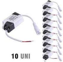 Kit 10 Driver Led Reator Fonte Para Plafon e Painel 8w A 24w 25w