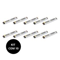Kit 10 Driver Slim Entrada Bivolt Saída 12V 60W IP20 Gaya