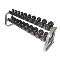 Kit 10 Dumbells Emborrachado Deluxe 12 A 30 KG Total 420 KG Wellness - WK088