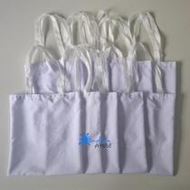 Kit 10 Ecobags Oxford 20x20cm