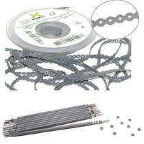 Kit 10 elastic bengala cinza + 1 corrente cinza médio 4,5m Kit 10 elastic bengala cinza + 1 corrente cinza médio 4,5m