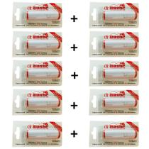 Kit 10 Elastic - Linha Elástica Para Amarrar Isca (10 X 110 Metros)