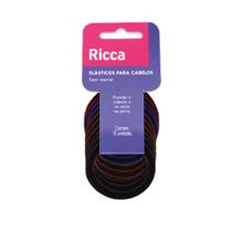 Kit 10 Elásticos para Cabelo Prendedor Lacinho Sem Metal Tamanho Médio Ricca Kit 10 Elásticos para Cabelo Prendedor Lacinho Sem Metal Tamanho Médio Ricca