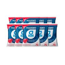 Kit 10 Elevador De Alcalinidade Suall Alcalinizante Piscinas Kit 10 Elevador De Alcalinidade Suall Alcalinizante Piscinas