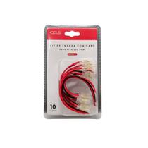 Kit 10 Emenda com Cabo Para Fita Led Largura 8mm - Opus - 86718
