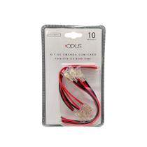 Kit 10 Emenda com Cabo para Fita Led Nano Largura 5mm - Opus - 86695