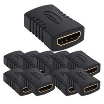 Kit 10 emenda hdmi femea x hdmi femea