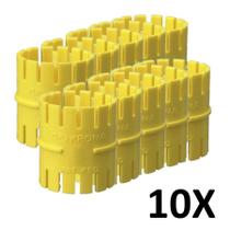 Kit 10 Emenda Luva Pressão Para Conduíte Corrugado 32mm 1''