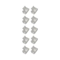 Kit 10 Emendas Conector Astraled em L para Fita de Led 8mm