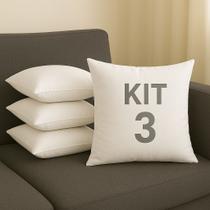 Kit 10 enchimento refil de almofadas suave e resistente - envio expresso