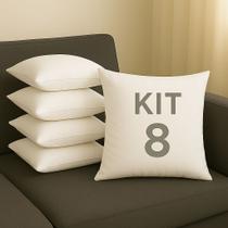 Kit 10 enchimento refil de almofadas suave e resistente - envio expresso