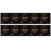 Kit 10 Encordoamento Violão Aço Giannini Acustico .011 GESPW