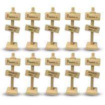 Kit 10 Enfeites Tag Pascoa Rustico Madeira Pinus Base Haste Duas Placas Decoracao Kit 10 Enfeites Tag Pascoa Rustico Madeira Pinus Base Haste Duas Placas Decoracao