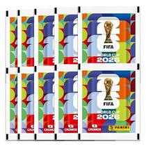 Kit 10 Envelopes de Figurinhas Copa do Mundo 2026 Panini