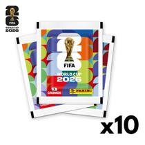 Kit 10 envelopes figurinhas da copa do mundo 2026 Brasil Panini Original Cromo Fifa World Kit 10 envelopes figurinhas da copa do mundo 2026 Brasil Panini Original Cromo Fifa World
