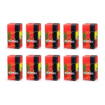 Kit 10 Erva Mate Argentina Rosamonte Tradicional 500g
