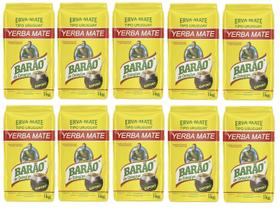 Kit 10 Erva Mate Barão Tipo Uruguay Export 1Kg Kit 10 Erva Mate Barão Tipo Uruguay Export 1Kg