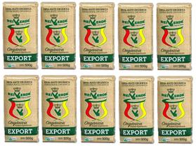Kit 10 Erva Mate Export Orgânica Rei Verde 500g
