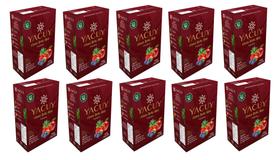Kit 10 Erva Mate Frutas Vermelhas Yacuy 500g